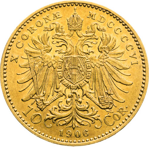 10 Corona 1906 - back