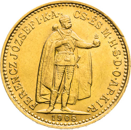 10 Corona 1908 - front
