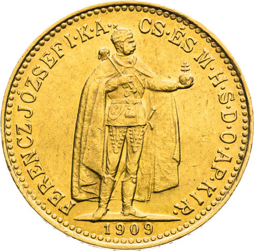 10 Corona 1909 - front