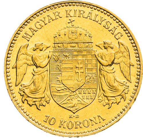 10 Corona 1913 - back