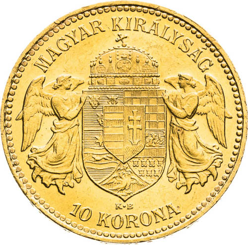 10 Corona 1913 - back