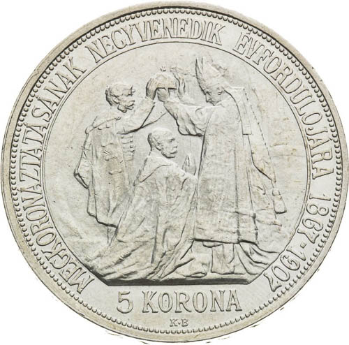 5 Corona 1907 - back