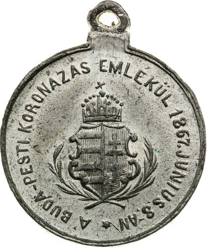Medal 1867 - back