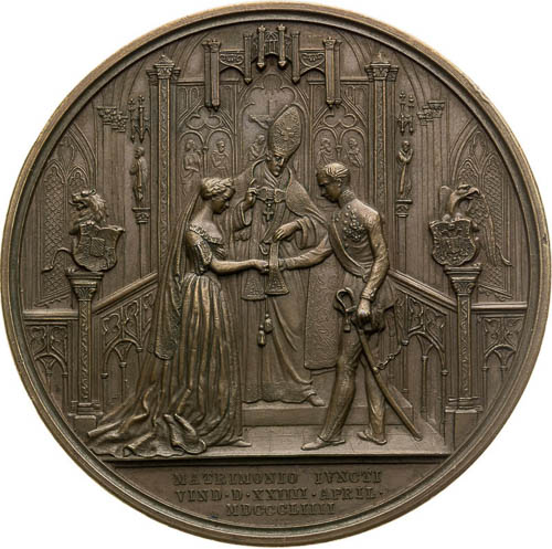 Medal 1854 - back