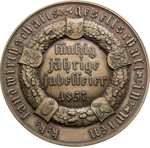 Medal 1857 - back