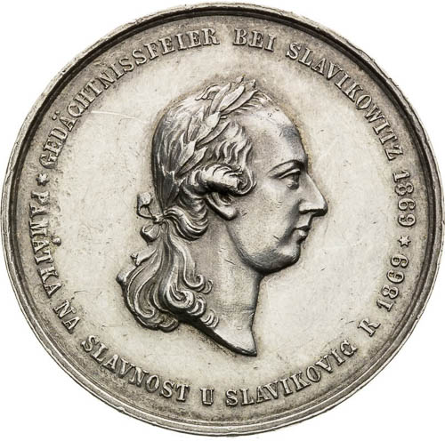 Silver Medal 1869 - front