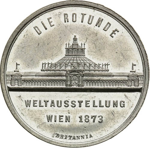 Medal 1873 - back