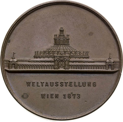 Medal 1873 - back