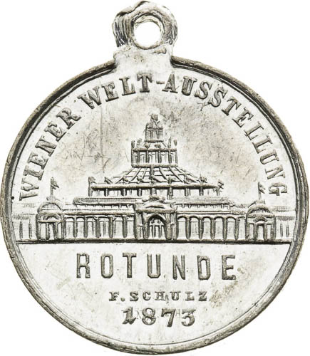Medal 1873 - back