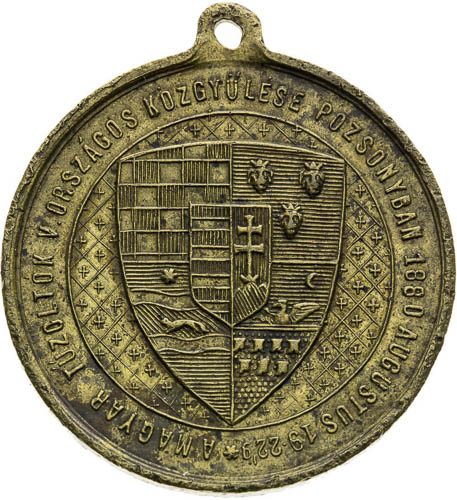 Medal 1880 - back