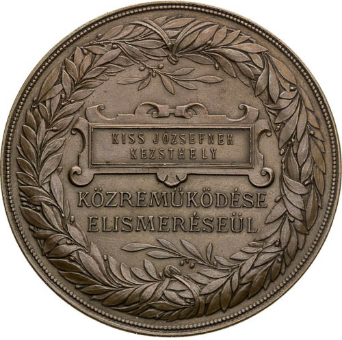 Medal 1885 - back