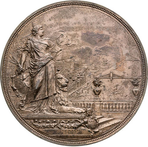 Medal 1886 - front