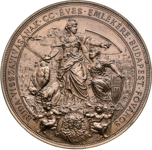 Medal 1886 - back