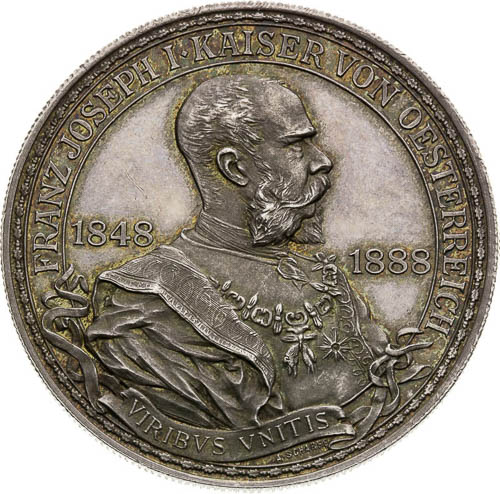 Silver Medal 1888 - front