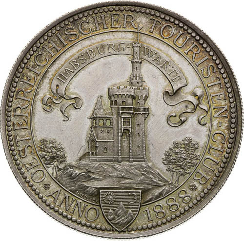 Silver Medal 1888 - back