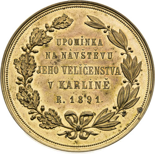 Medal 1891 - back