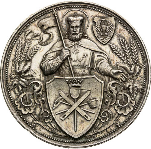Silver Medal 1891 - front