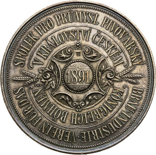 Silver Medal 1891 - back
