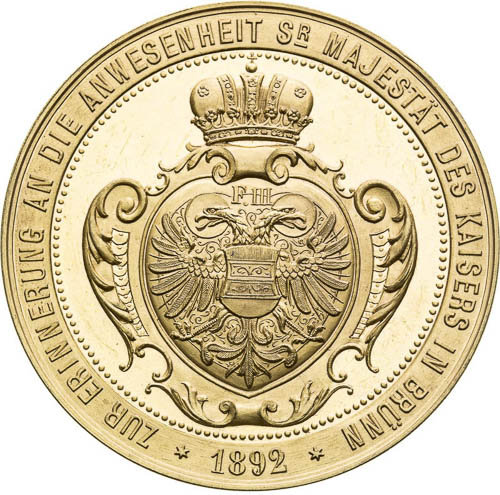 Medal 1892 - back