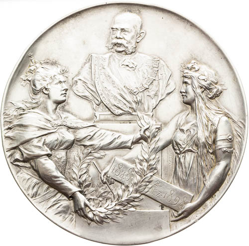 Silver Medal 1898 (Plaque) - front