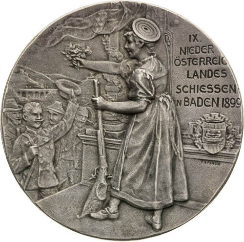 Silver Medal 1899 - back