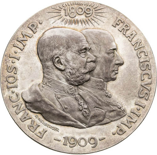 Silver Medal 1909 - front