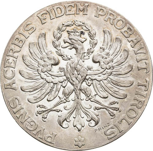 Silver Medal 1909 - back