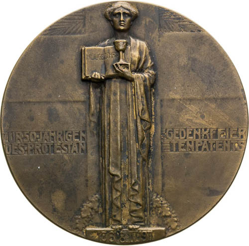 Medal 1911 - back