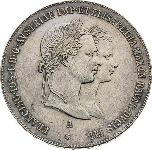Gulden 1854 - front