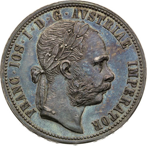 Gulden Pribram 1875 - front