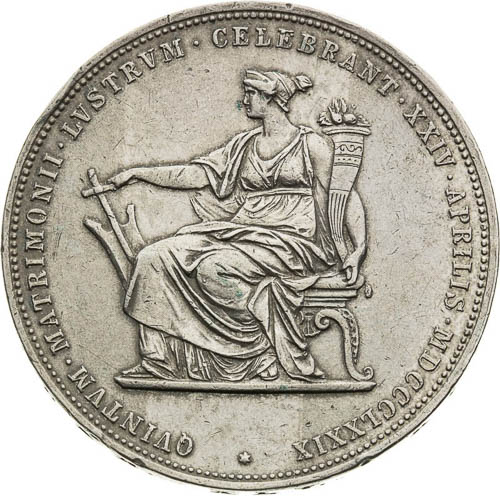 2 Gulden 1879 - back