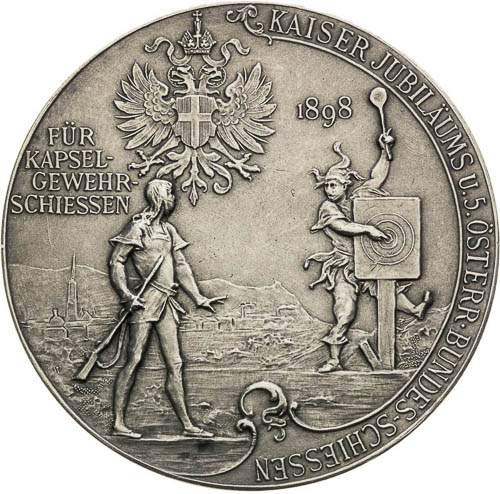 Silver Medal 1898 - back