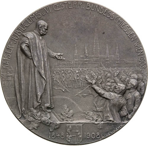 Silver Medal 1908 - front