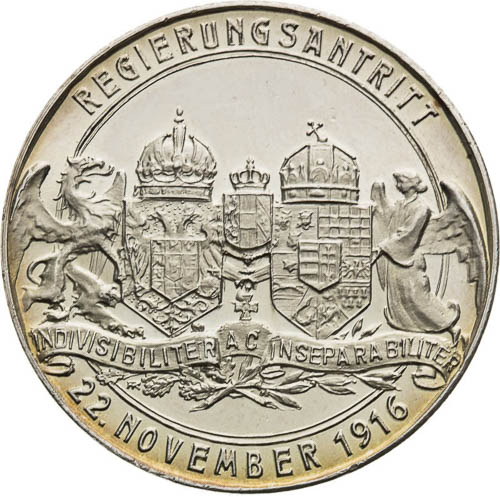 Silver Medal 1916 - back