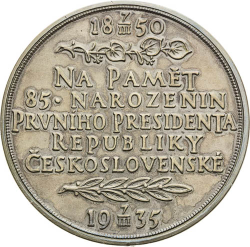 Silver Medal 1935 - back