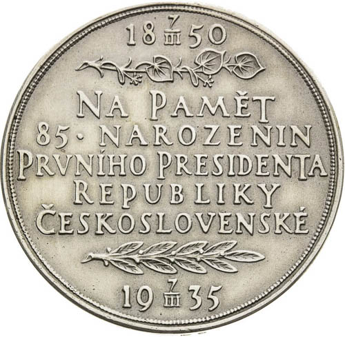 Silver Medal 1935 - back