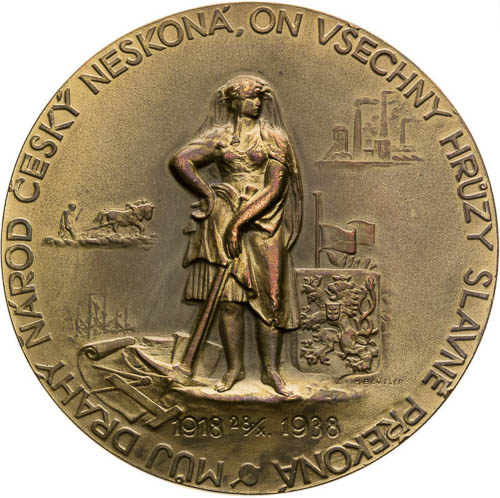 Medal 1938 - front