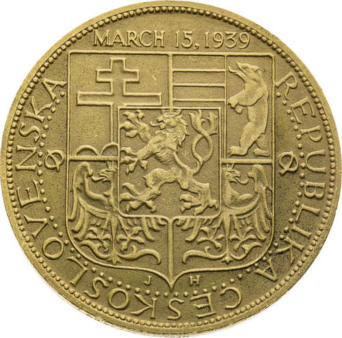 Medal 1939 - back