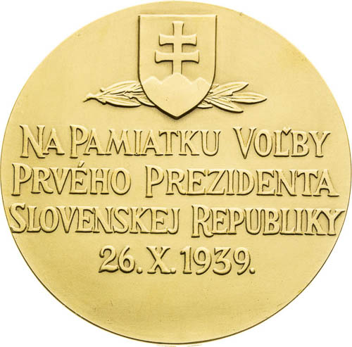 Medal 1939 - back