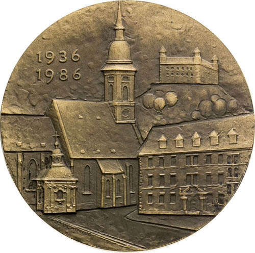 Medal 1986 - back
