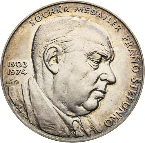 Silver Medal 1990 - front