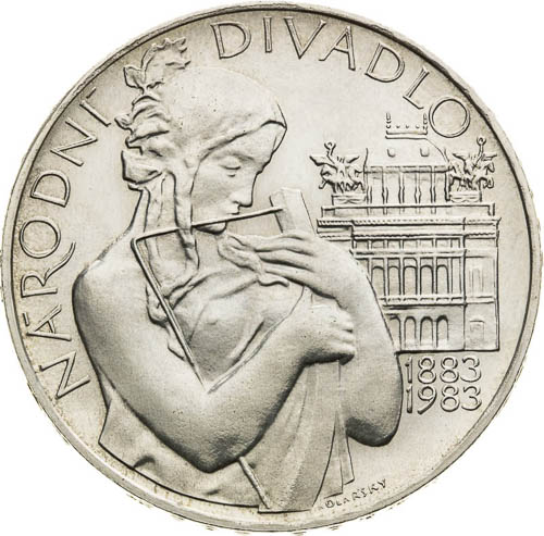 500 Koruna 1983 (variety) - back