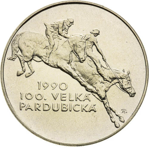 100 Koruna 1990 - back