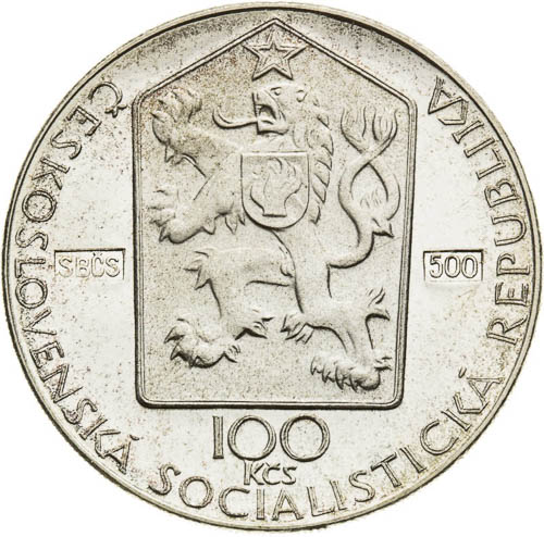 100 Koruna 1990 - front
