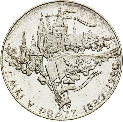100 Koruna 1990 - back