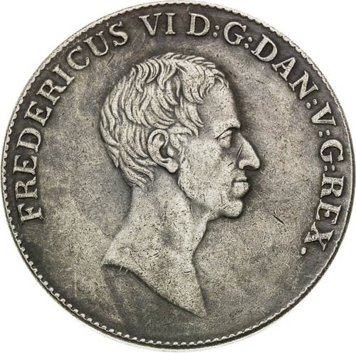 Rigsdaler 1835 - front