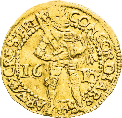 Ducat 1610 - back