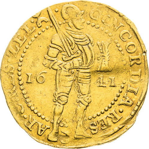Ducat 1641 - back