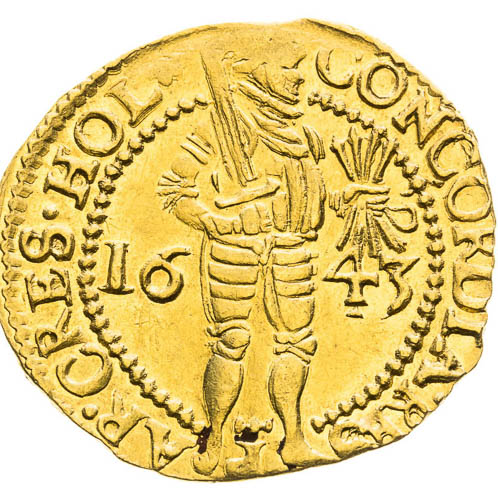 Ducat 1643 - back