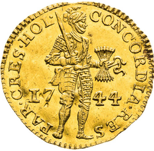 Ducat 1744 - front
